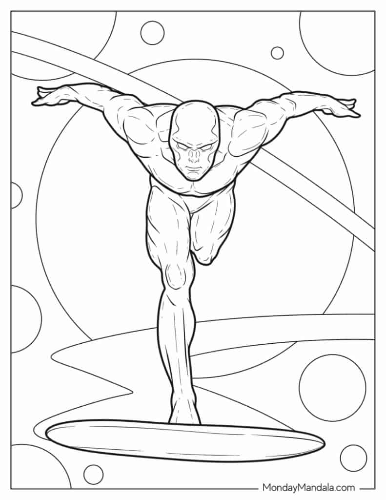 Superhero coloring pages free pdf printables