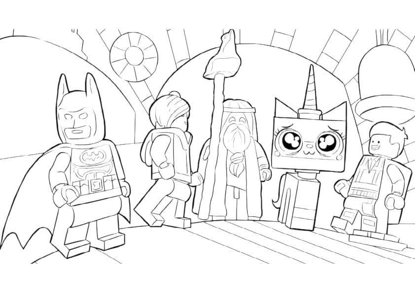 Lego movie coloring pages