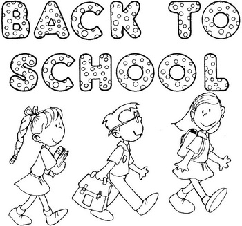 Super cute huge back to school poster that kids can color by lacey boundy