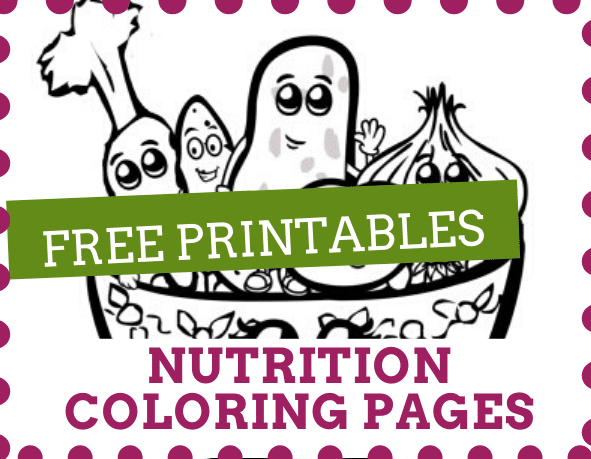 Free printable nutrition coloring pages for kids