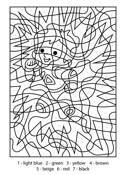 Superhero coloring stock illustrations royalty