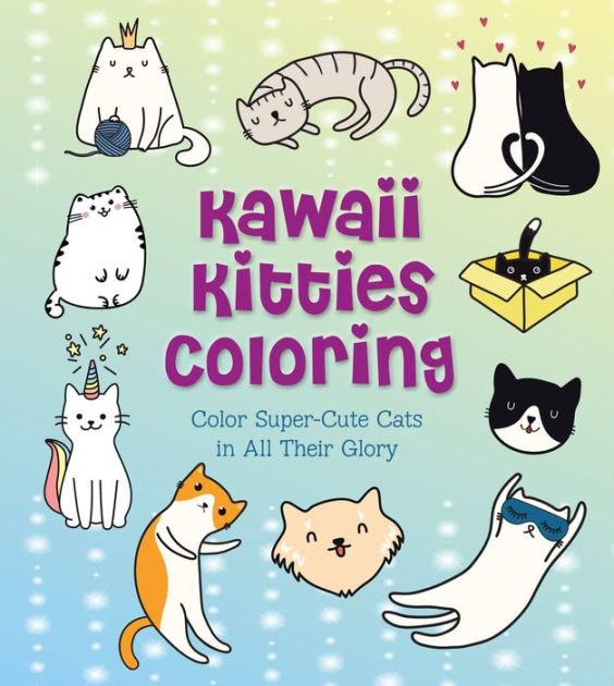 Kawaii kitties coloring color super
