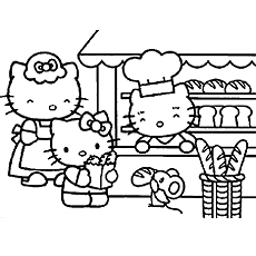 Top free printable hello kitty coloring pages online