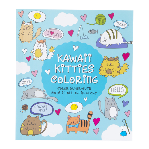 Kawaii kitties coloring book five below let go have fun