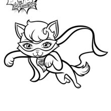 Barbies super pet cat coloring pages