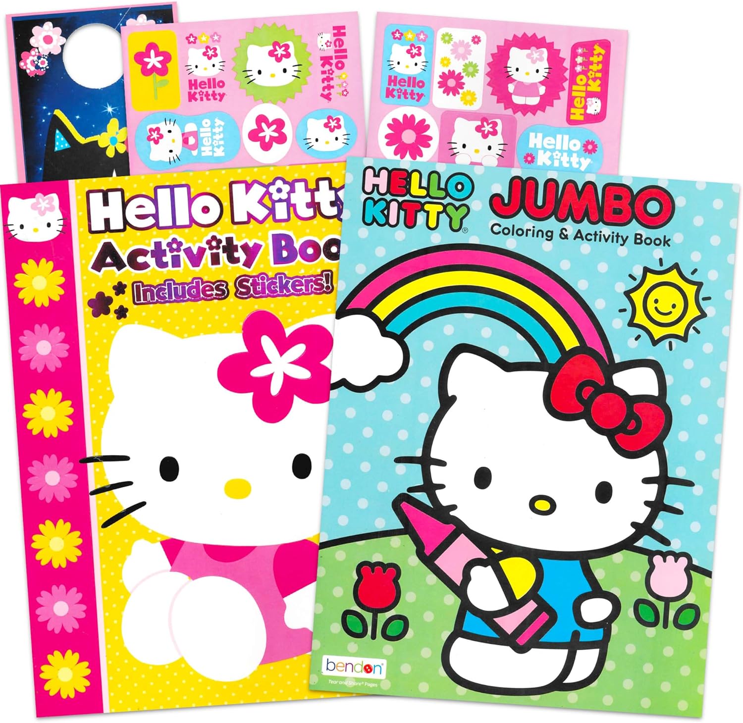 Hub studios hello kitty coloring book and stickers turkey