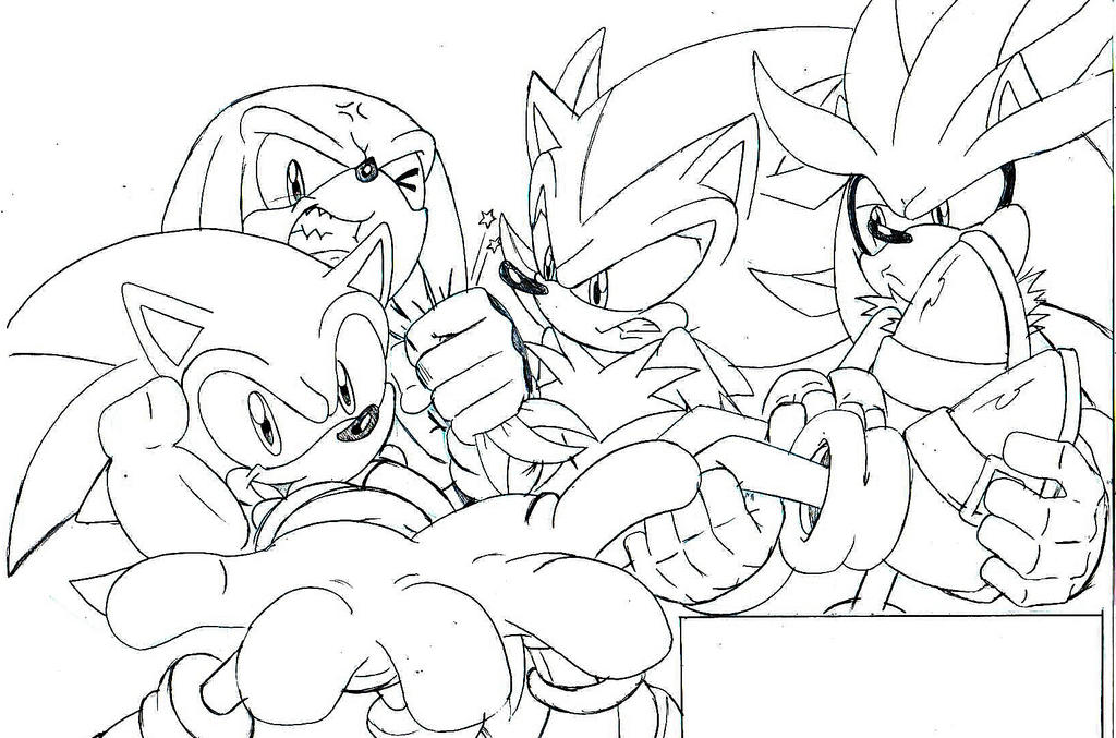 Sonicknucklesshadowsilver pl by trunks on