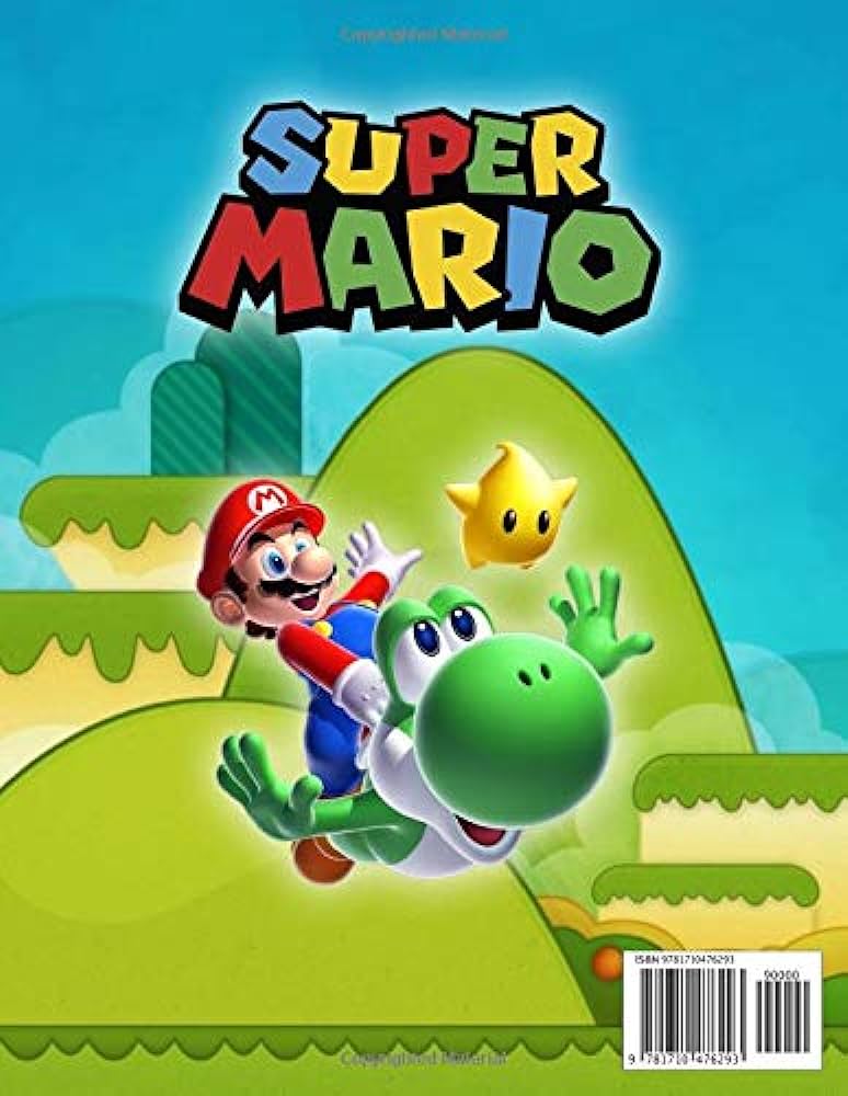 Super mario coloring book fun coloring pages featuring your favorite super mario characters by