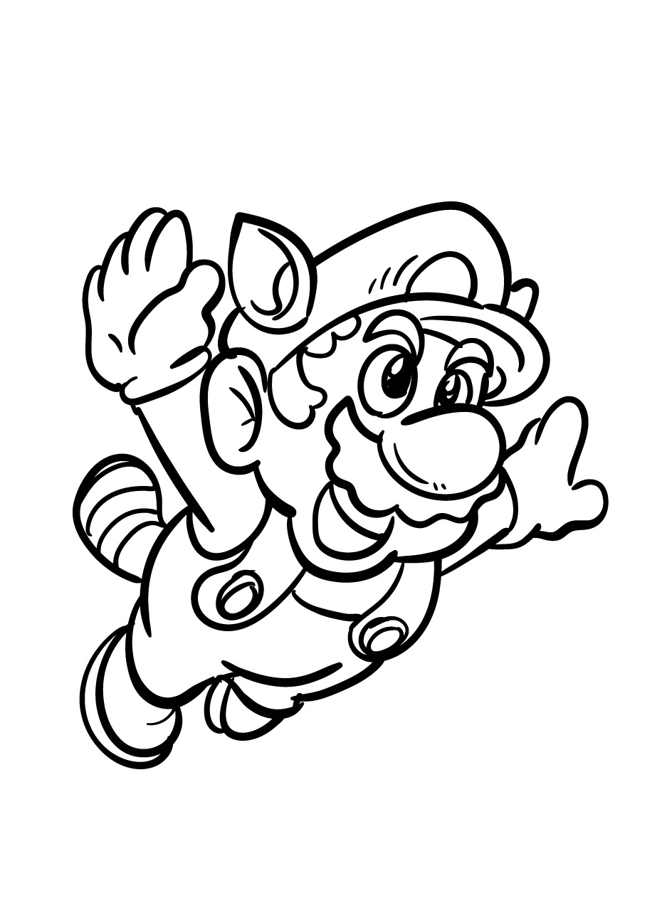 Super mario coloring pages by coloringpageswk on