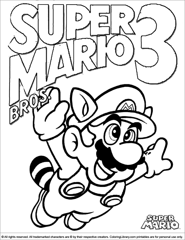 Colouring sheet for children