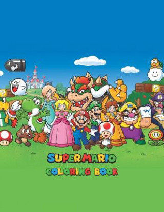 Super mario coloring book coloring book for kids and adults activity book great starter book for children