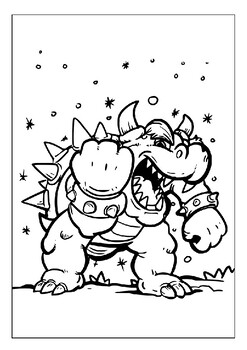 Nurture creativity with bowser coloring pages collection printable wonders