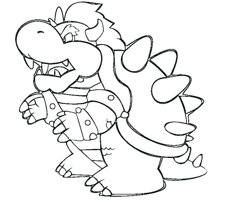 Bowser coloring pages