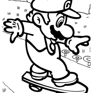 Super mario bros coloring pages printable for free download