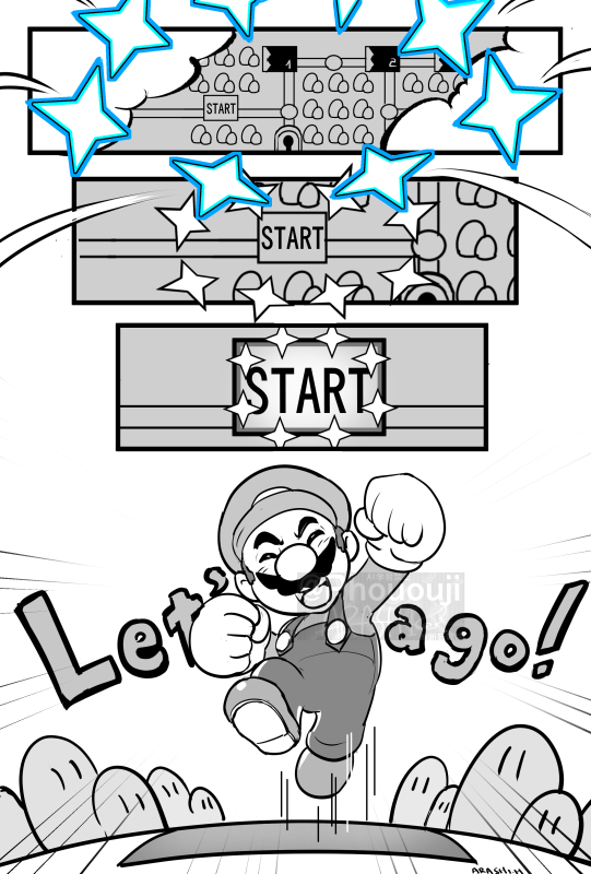 Mario bros by arashi