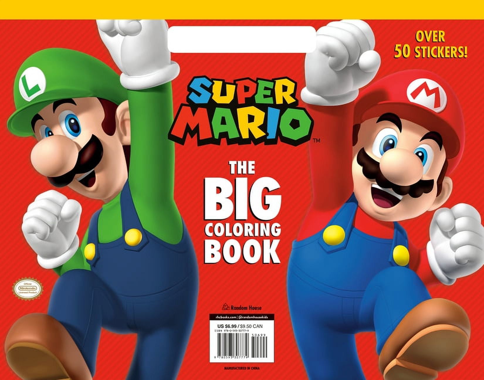 Super mario the big coloring book nintendo