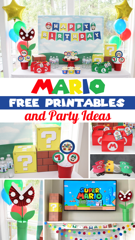 Mario inspired birthday party â m creations blog