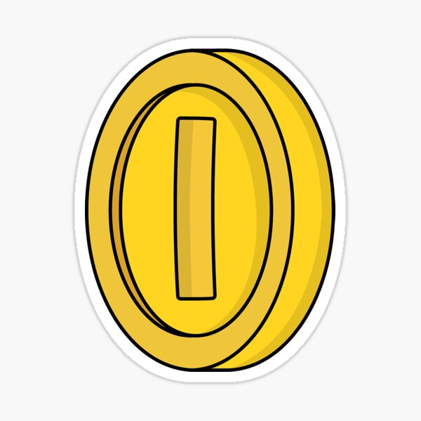 Coin sticker for sale by tom fricker