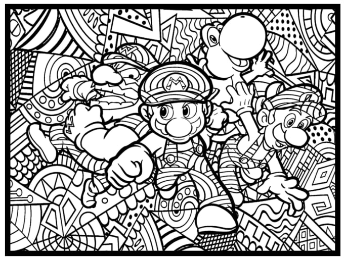 Make colouring pages for kids with plex pattern for kdp by brendastrummer