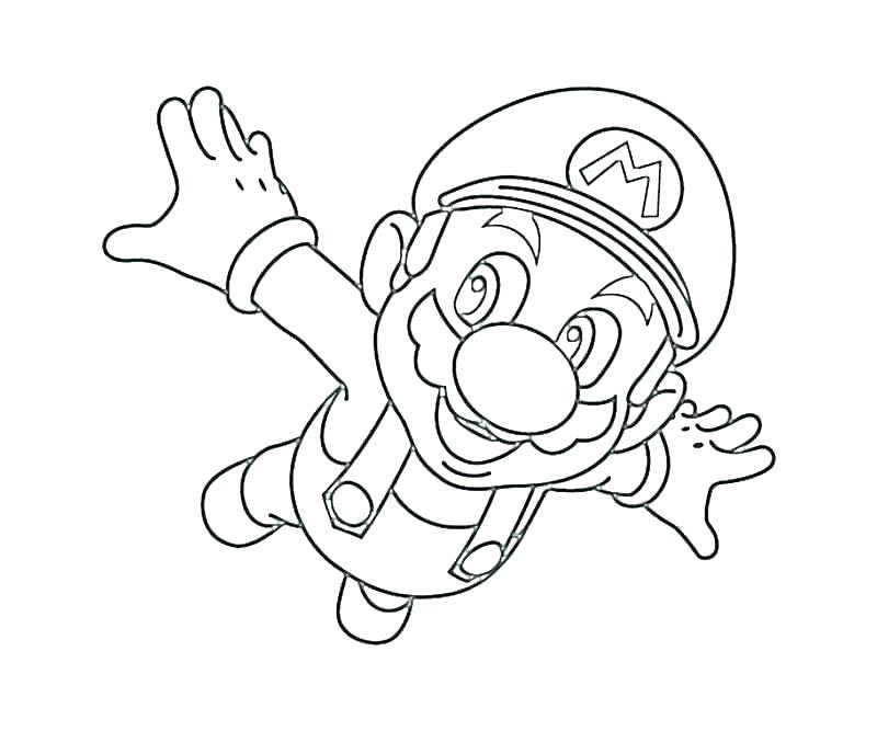 Printable mario coloring pages pdf ideas for kids