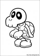 Super mario bros coloring pages on coloring