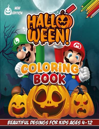 Halloween coloring book new edition with beautiful desings for kids ages