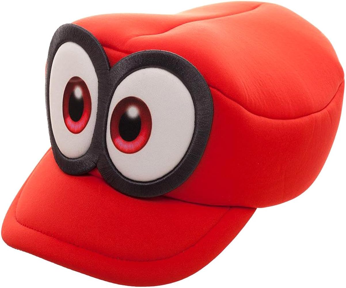 Nintendo super mario odyssey cappy hat cosplay accessory red bioworld clothing shoes jewelry