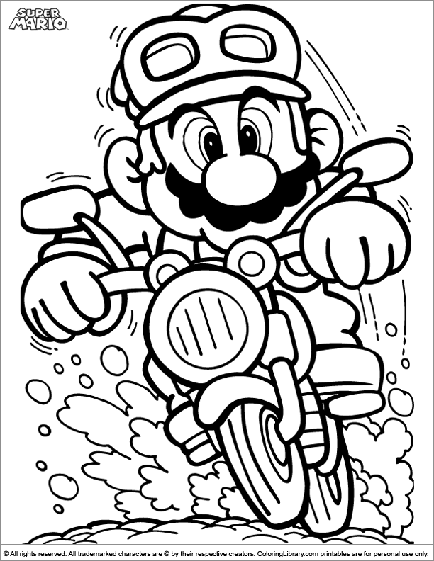 Fun coloring page