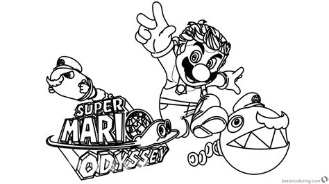Mario odyssey louring pages
