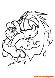 Mario coloring pages