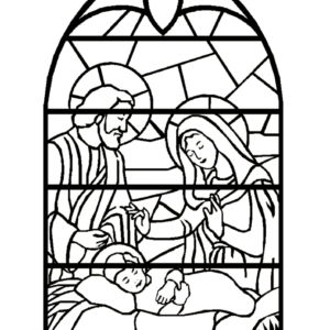 Religious christmas coloring pages printable for free download