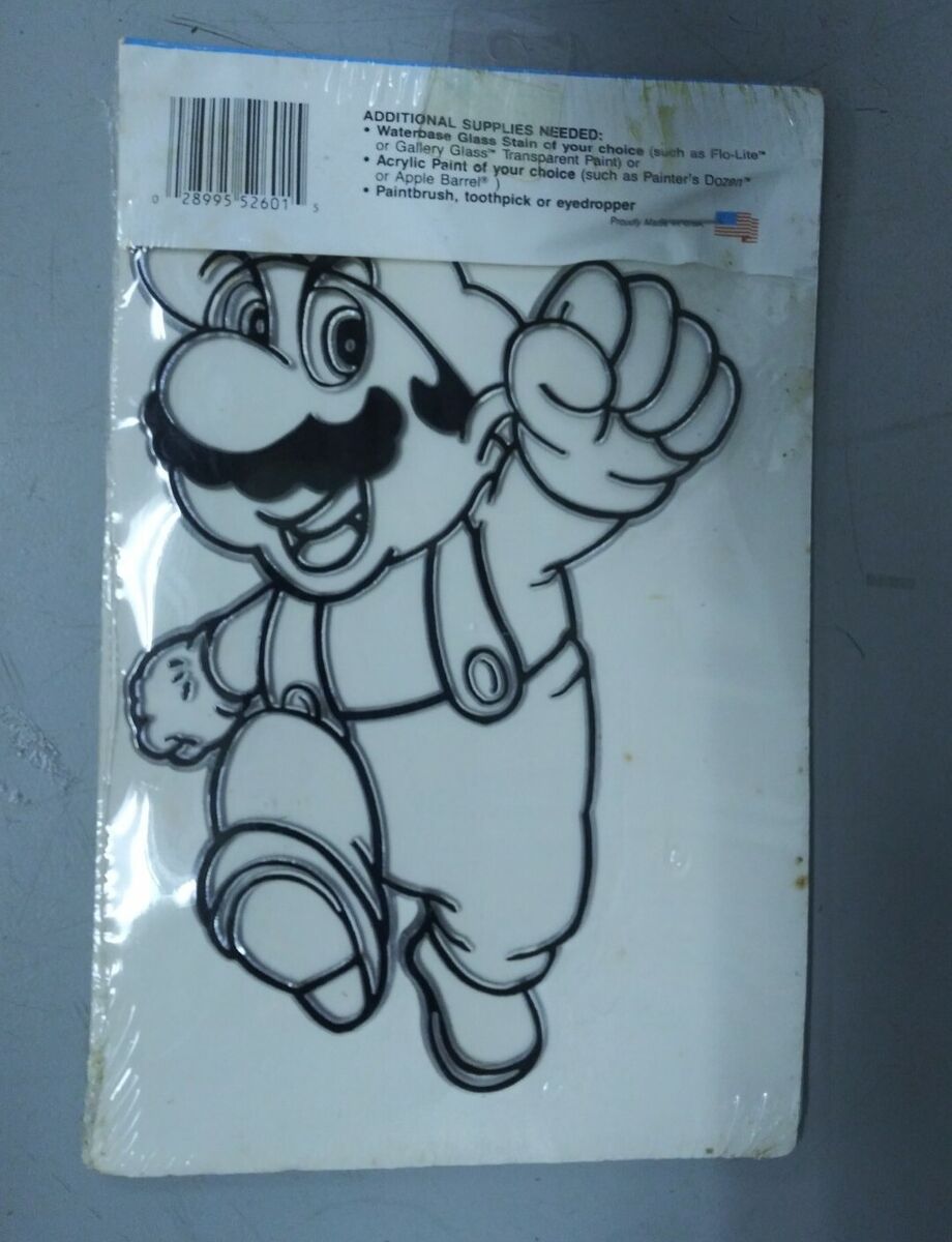 Vintage nintendo super mario color pops mario power easy
