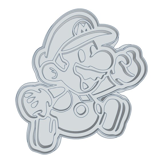 Mario cookie cutter imprints and cuts download