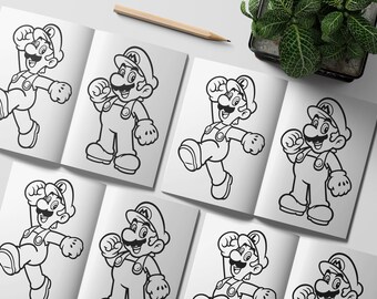 Super mario coloring book pages coloring pages printable