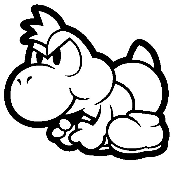 Coloring page super mario