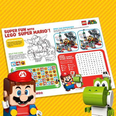 Download print this lego super marioâ activity sheet