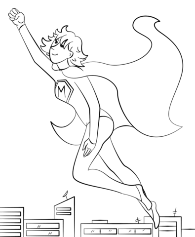 Super mom coloring page free printable coloring pages