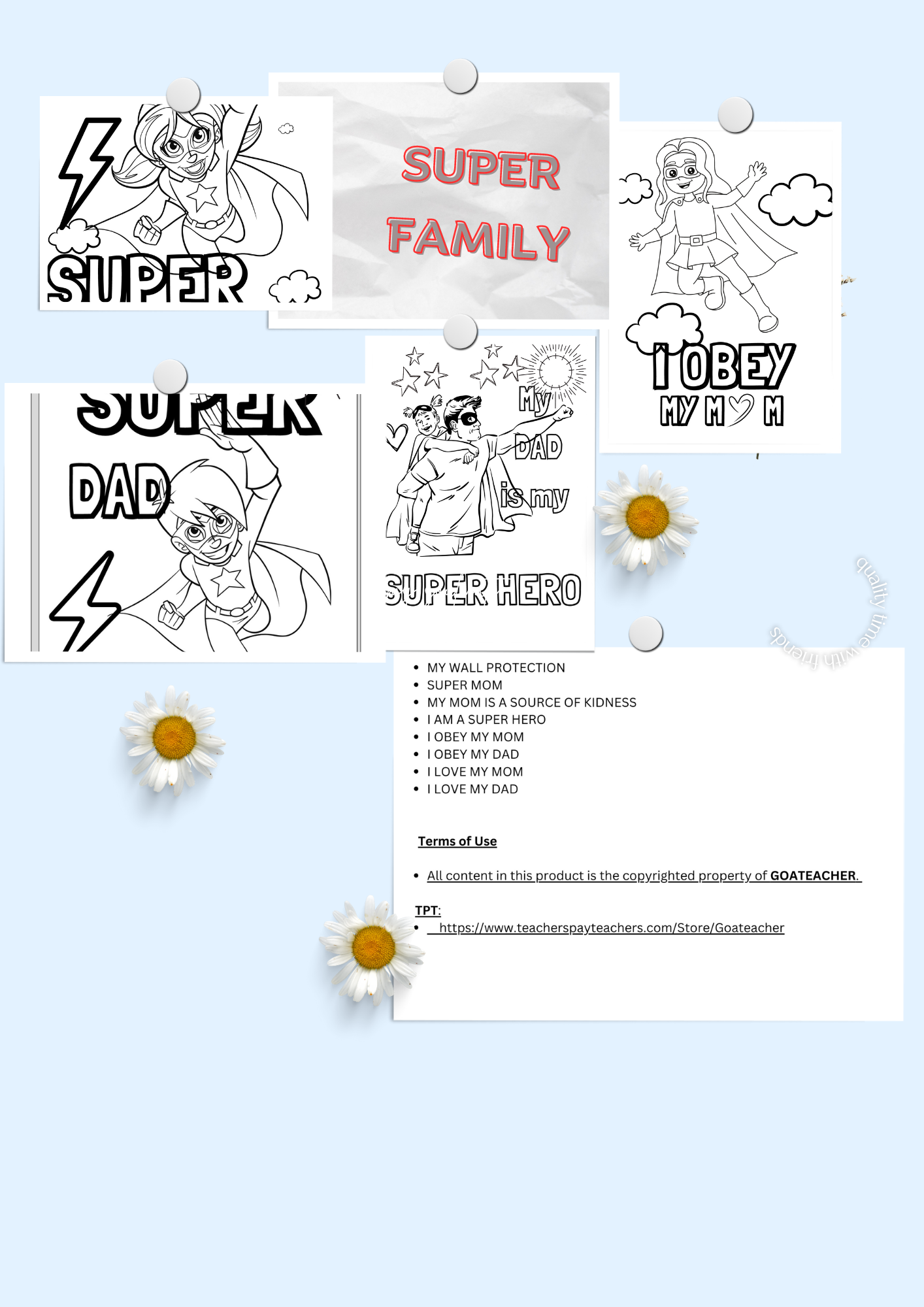 Growth mindset coloring pages
