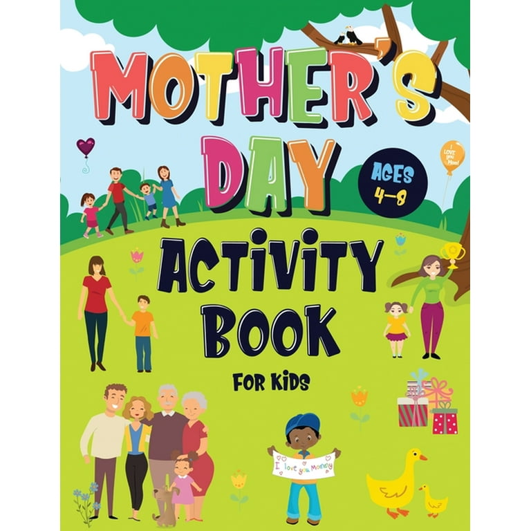 Mothers day activity book for kids ages