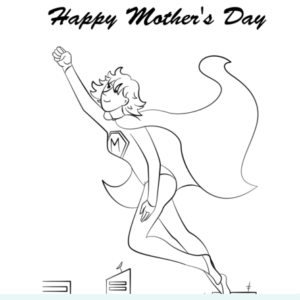 Mothers day coloring pages printable for free download