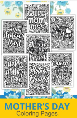 Mothers day coloring pages â yellow house book rental