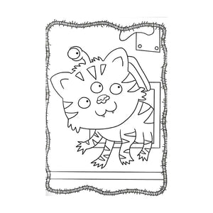 My coloring book super monster â lex and summer