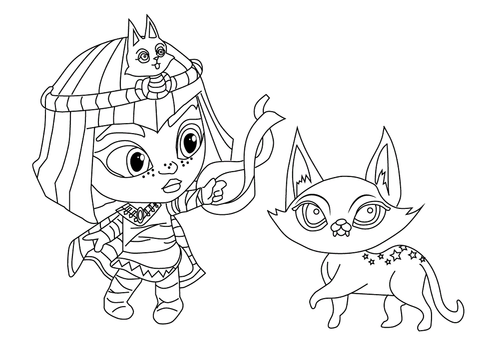 Super monsters coloring pages