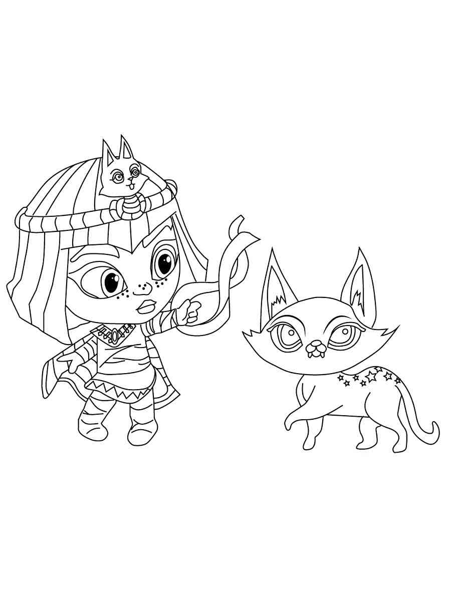 Super monsters coloring pages