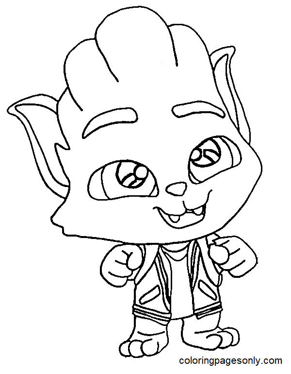 Super monsters coloring pages printable for free download