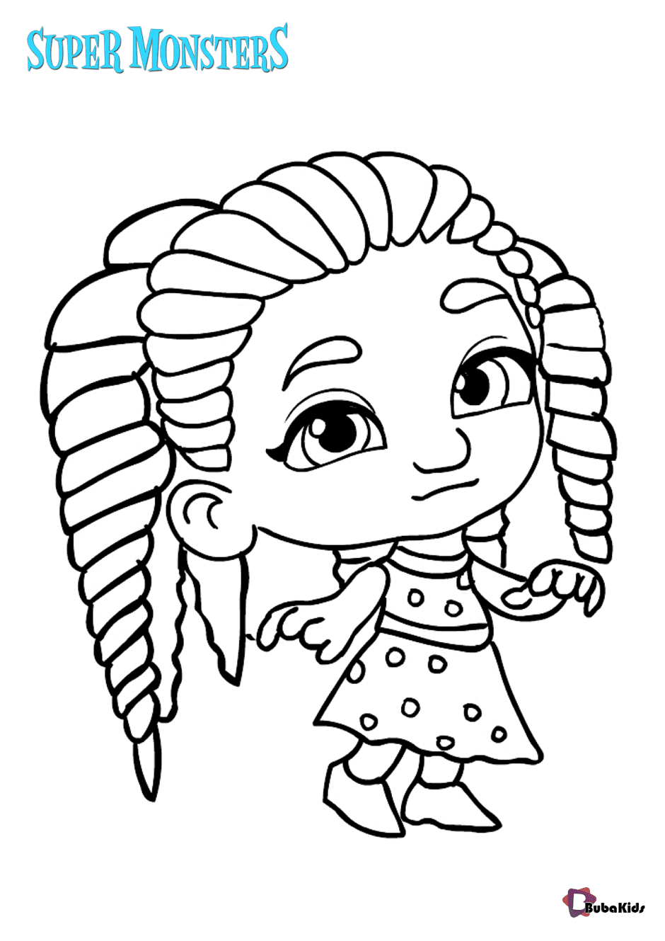 Super monsters coloring pages printable for free download