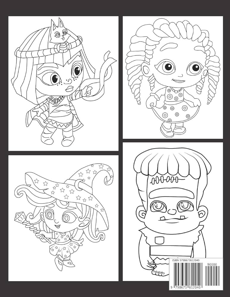 Super monsters coloring book a coloring book for kids high quality illustrations exclusive coloring pages perfect for preschool activity at home by