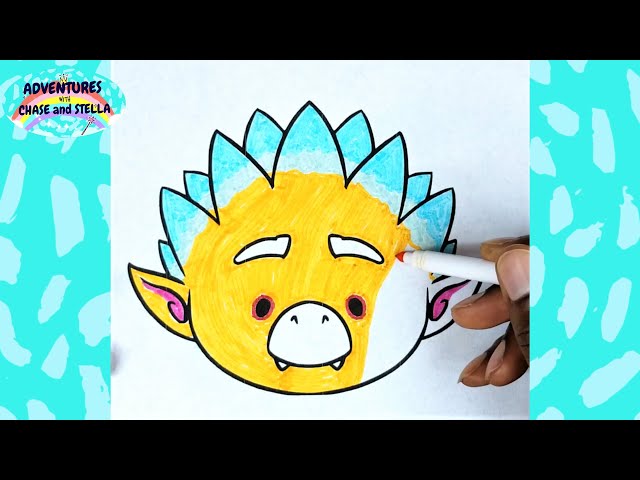 Lets color in spike from super monsters