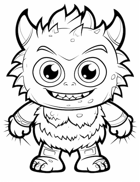 Page ic book monsters coloring images