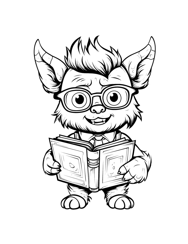 Goofy monstersâ coloring book is now available â jason salas